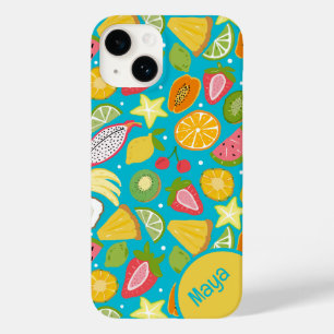 Coque Case-Mate iPhone Motif de fruits tropicaux personnalisé