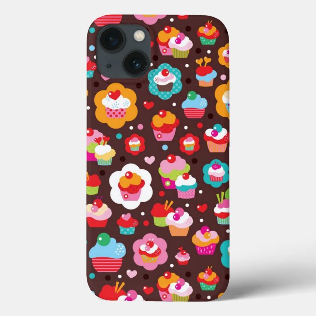 Coques Case-Mate iPhone Motif de gâteau Coupe Cute (Verso)