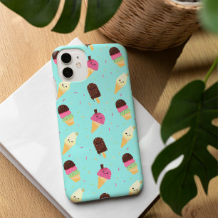 Coque Pour iPhone 16 Motif de glace Cute Kawaii
