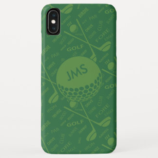 Case-Mate iPhone Case Motif de Golfeur subtil monogramme