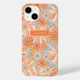 Coque Case-Mate iPhone Motif de jardin à fleurs rétro