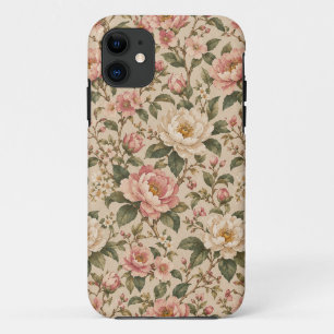 Case-Mate iPhone Case Motif de jardin de pivoine et de rose romantique v
