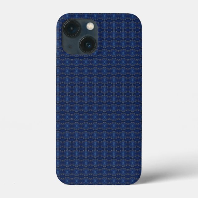 Coques Case-Mate iPhone motif de jeans bleu (Verso)