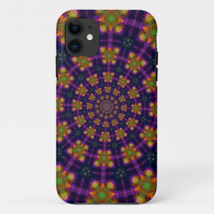 Case-Mate iPhone Case Motif de kaléidoscope royal pourpre et or Coque-Ma