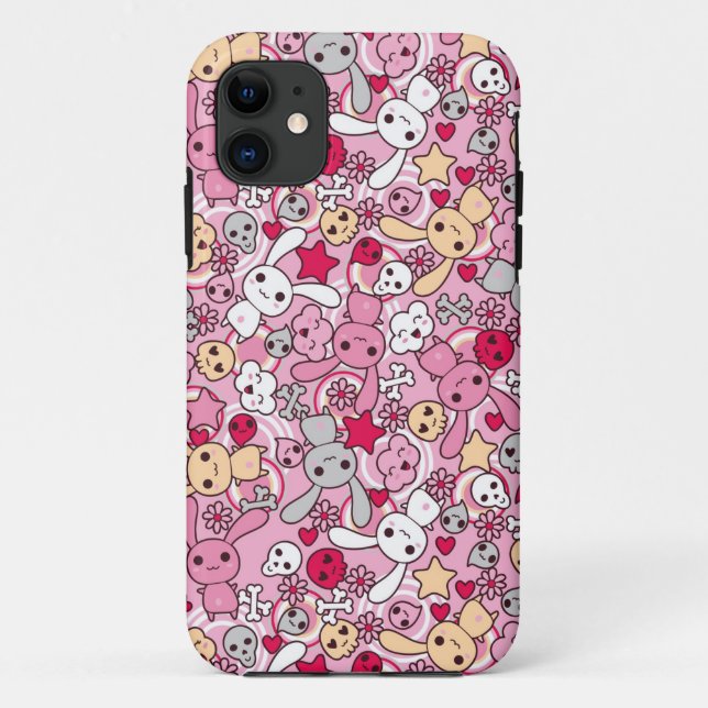 Coques Case-Mate iPhone Motif de Kawaii (Dos)