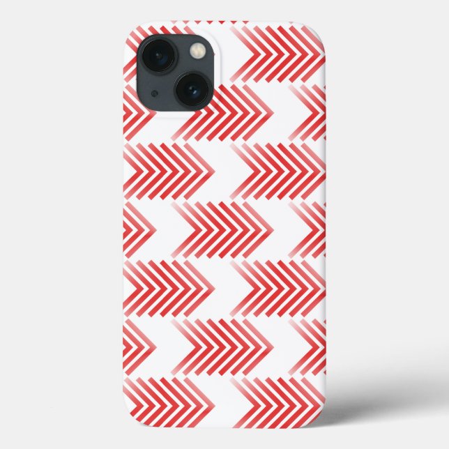 Coques Case-Mate iPhone Motif de la flèche de la tribu rouge (Verso)