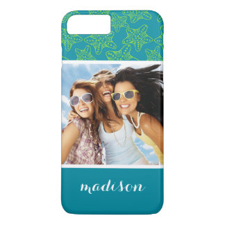 Coques Pour iPhone Motif de la foule de Starfish | Votre photo et vot