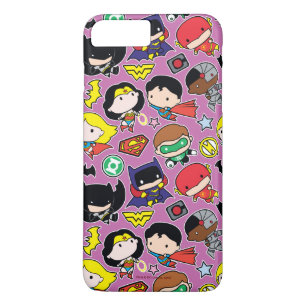 Etui iPhone Case-Mate Motif de la Ligue de Justice de Chibi sur le viole