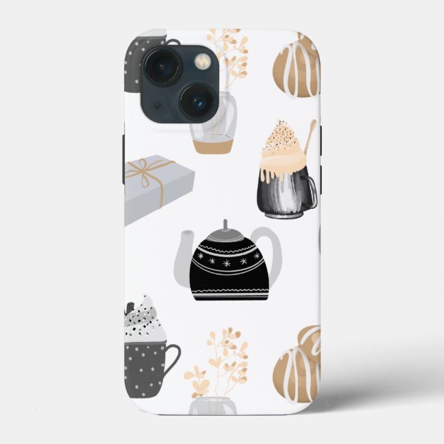 Coques Case-Mate iPhone Motif de la maison d'hiver (Verso)