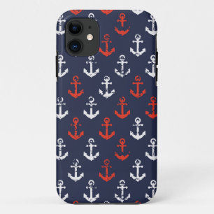 Coque Case-Mate Pour iPhone Motif De La Marine Rouge Blanche Et Bleue