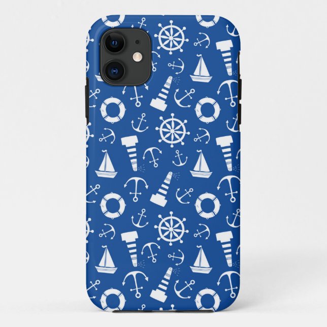 Coques Case-Mate iPhone Motif de la mer bleue (Dos)