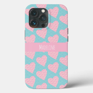 Case-Mate iPhone Case Motif de la Saint-Valentin dessiné à la main Cœurs