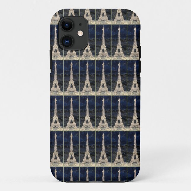 Coques Case-Mate iPhone Motif de la Tour Eiffel (Dos)