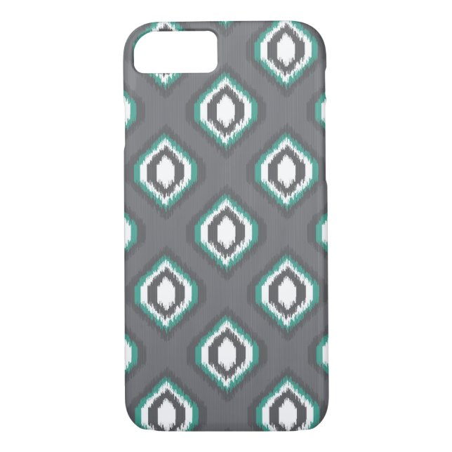 Coques Case-Mate iPhone motif de la tribu rétro-ikat (Dos)