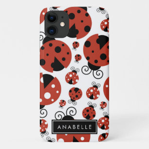 Case-Mate iPhone Case Motif De Ladybugs, Red Ladybugs, Votre Nom