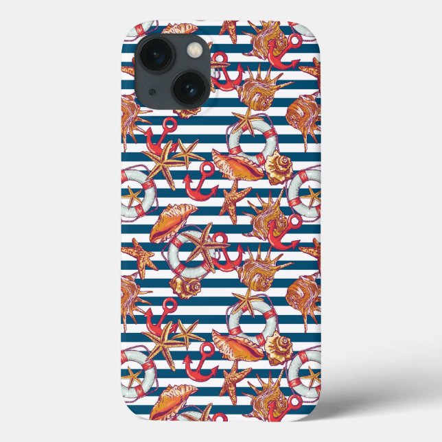 Coques Case-Mate iPhone Motif De L'Amidon Et De La Grève (Verso)