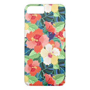 Coque iPhone 8 Plus/7 Plus Motif de l'Hibiscus coloré