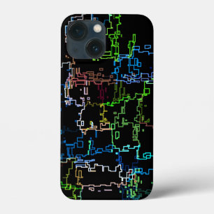 Case-Mate iPhone Case Motif de ligne Abstraite multicolore numérique