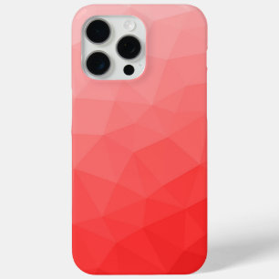 Coque Case-Mate iPhone Motif de maillage géométrique dégradé rouge