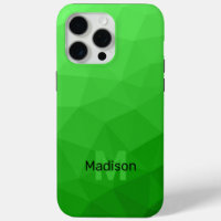Motif de maillage géométrique vert clair et ombrag