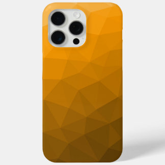 Coque Case-Mate iPhone Motif de maille géométrique à dégradé ombré orange