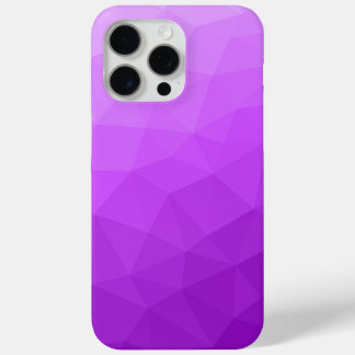 Coque Case-Mate iPhone Motif de maille géométrique à dégradé ombré violet