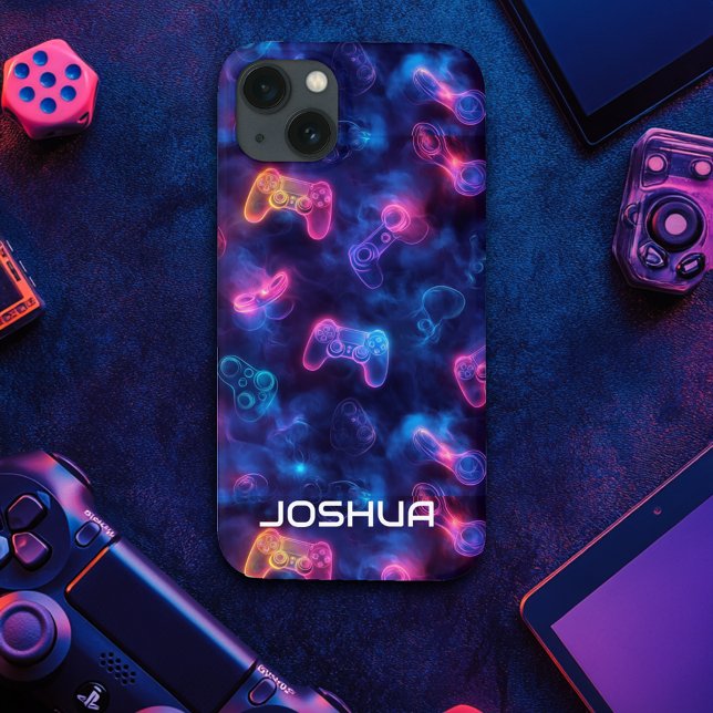 Coques Case-Mate iPhone Motif de manette de jeu personnalisé Cool (Créateur téléchargé)
