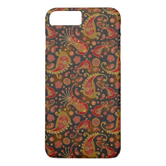 Etui iPhone Case-Mate Motif de marguerite rouge foncé et or