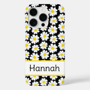 Coque iPhone 16 Pro Motif de marguerite tendance