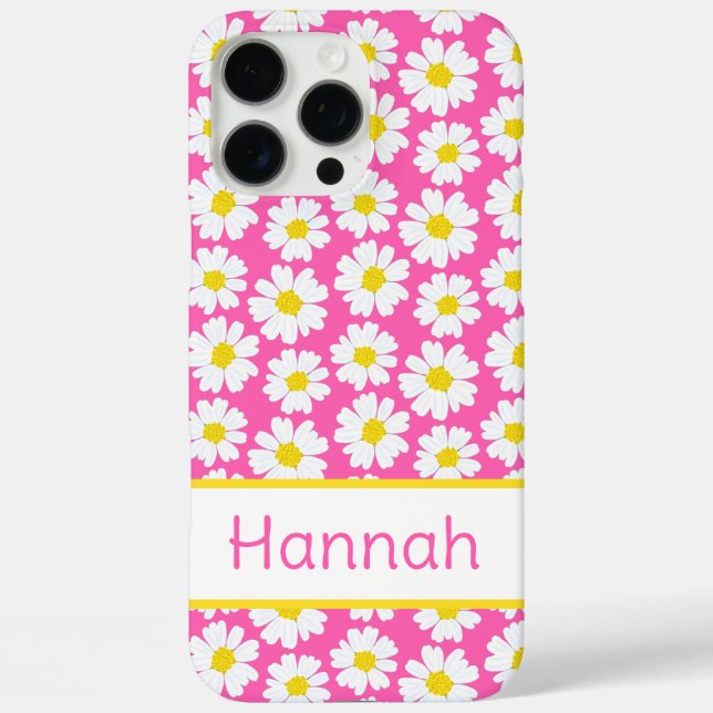 Coques Case-Mate iPhone Motif de marguerite tendance (Verso)