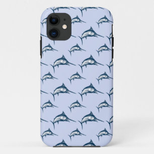 Coque iPhone 11 Motif de Marlin bleu