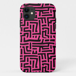 Case-Mate iPhone Case Motif de Maze Pop Art Rose et Noir