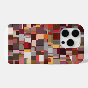 Coque Case-Mate iPhone Motif de mosaïque abstraite en patchwork géométriq
