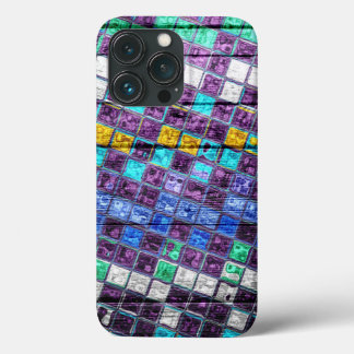 Case-Mate iPhone Case Motif de mosaïque coloré aspect bois #5