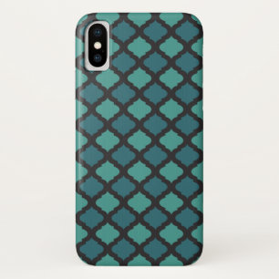 Coque iPhone X Motif de mosaïque dans le style arabe