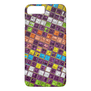 Coque Case-Mate Pour iPhone Motif de mosaïque en verre tendu #3