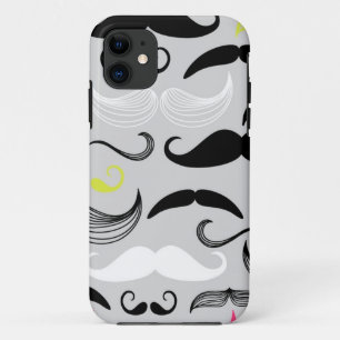 Etui iPhone Case-Mate Motif de moustache, rétro style