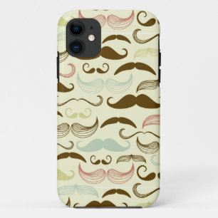 Coque Case-Mate iPhone Motif de moustache, rétro style 4