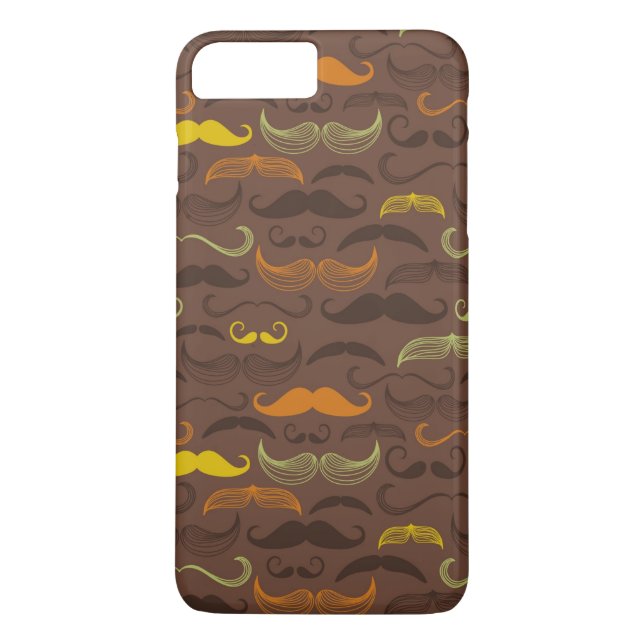 Coques Case-Mate iPhone Motif de moustache, rétro style 5 (Dos)