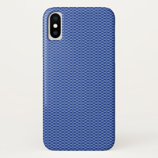Coques Case-Mate iPhone Motif de Navy Chevron (Dos)