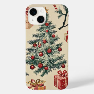 Coque Case-Mate iPhone Motif de Noël floral Poinsettia (2)