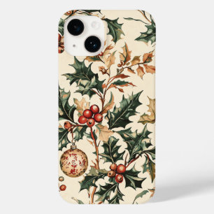 Coque Case-Mate iPhone Motif de Noël floral Poinsettia (3)