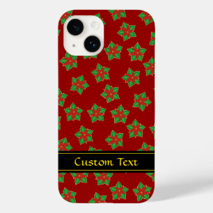 Coque Case-Mate iPhone Motif de Noël Poinsettia