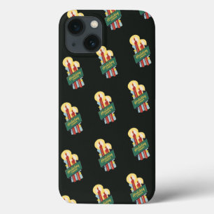 Etui iPhone Case-Mate Motif de Noël vintage, bougies Joie des Fêtes