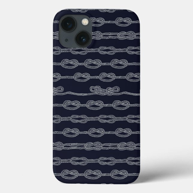 Coques Case-Mate iPhone Motif de noeuds maritimes (Verso)