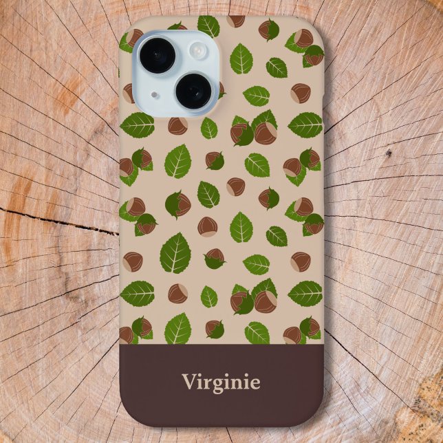 Coques Case-Mate iPhone Motif de noisettes (Hazelnuts Pattern Phone Case)