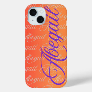 Coque Case-Mate iPhone Motif de nom extensible Abegail