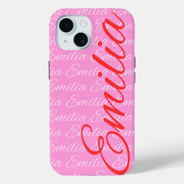 Coques Case-Mate iPhone Motif de nom répétitif Eliana  (Verso)