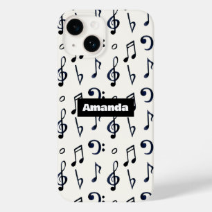 Coque Case-Mate iPhone Motif de notes musicales mignonnes