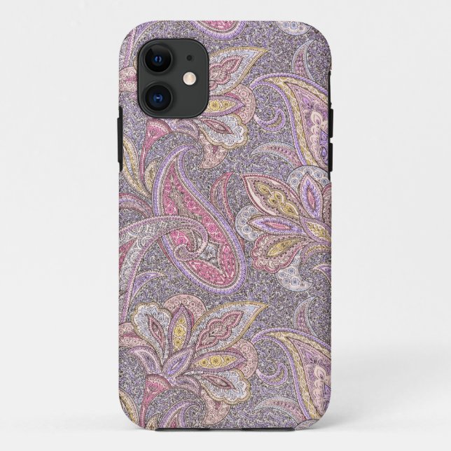 Coques Case-Mate iPhone Motif de Paisley et de fleurs (Dos)